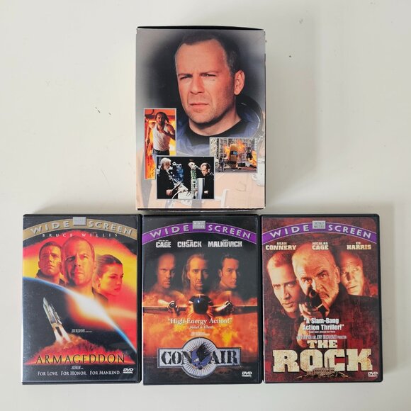 Armageddon, Con Air, The Rock DVD Set - Widescreen Hollywood Hits Pack - Picture 1 of 9